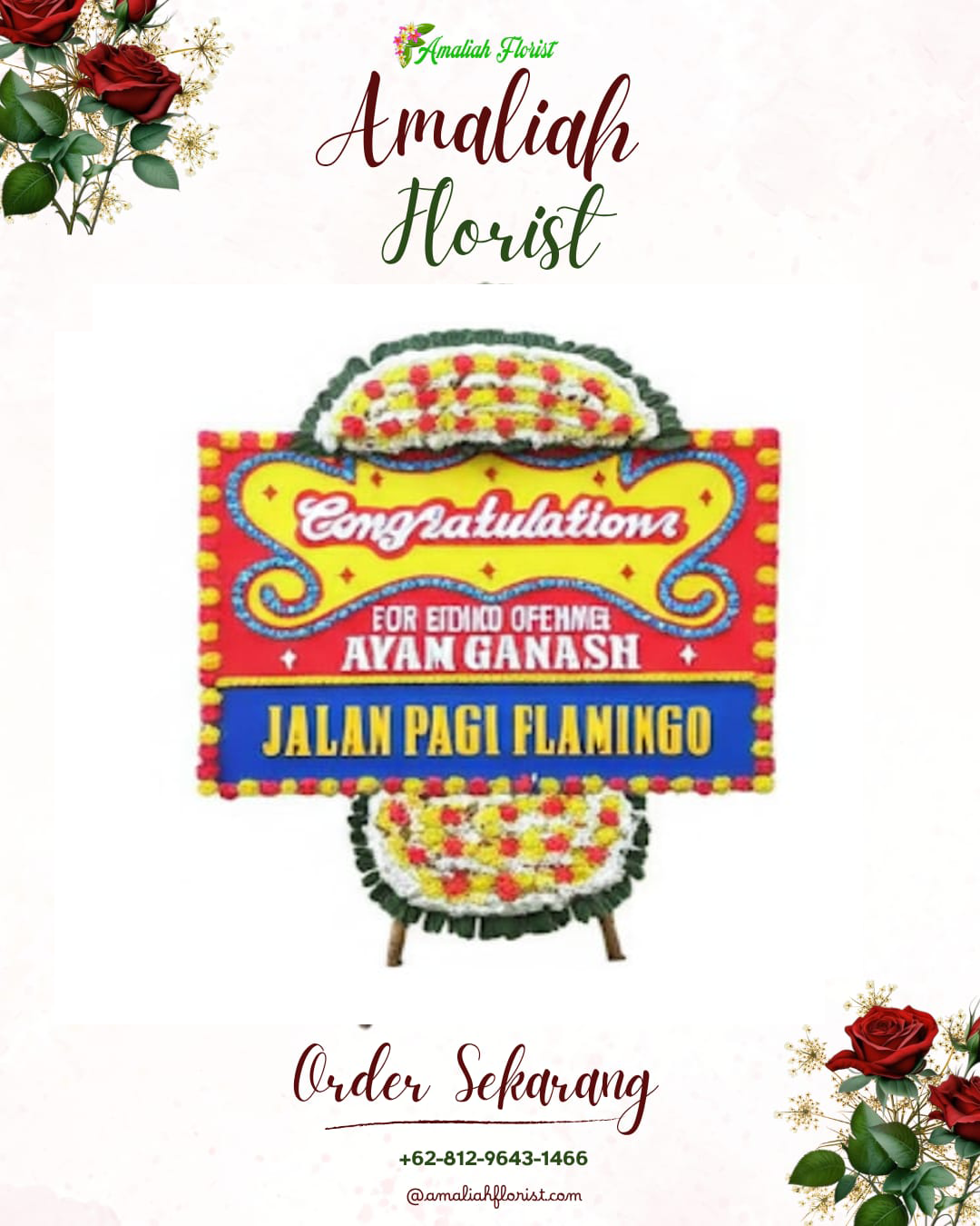 Sewa Papan Bunga Lasem